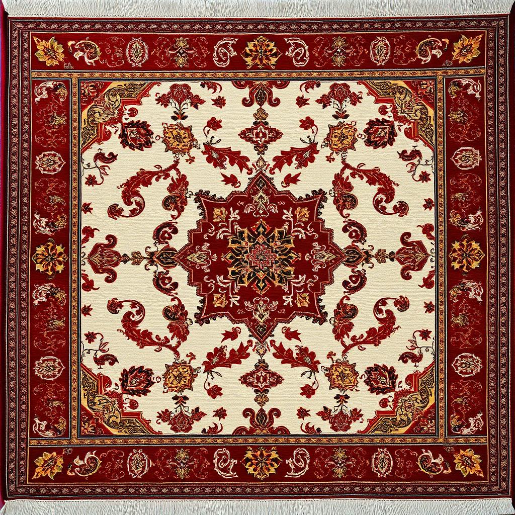 Tapis ancien restauré et nettoyé — Tapisseries Lesage Belgique